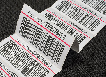 Printed Barcode Labels