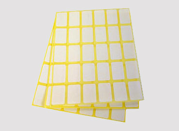 Self Adhesive Yellow Labels